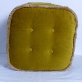 Ottoman velvet pouf