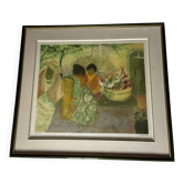 Numbered lithograph 161/275 Delouis Nancy