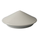 80s wall or ceiling light, lacquered metal and white opaline