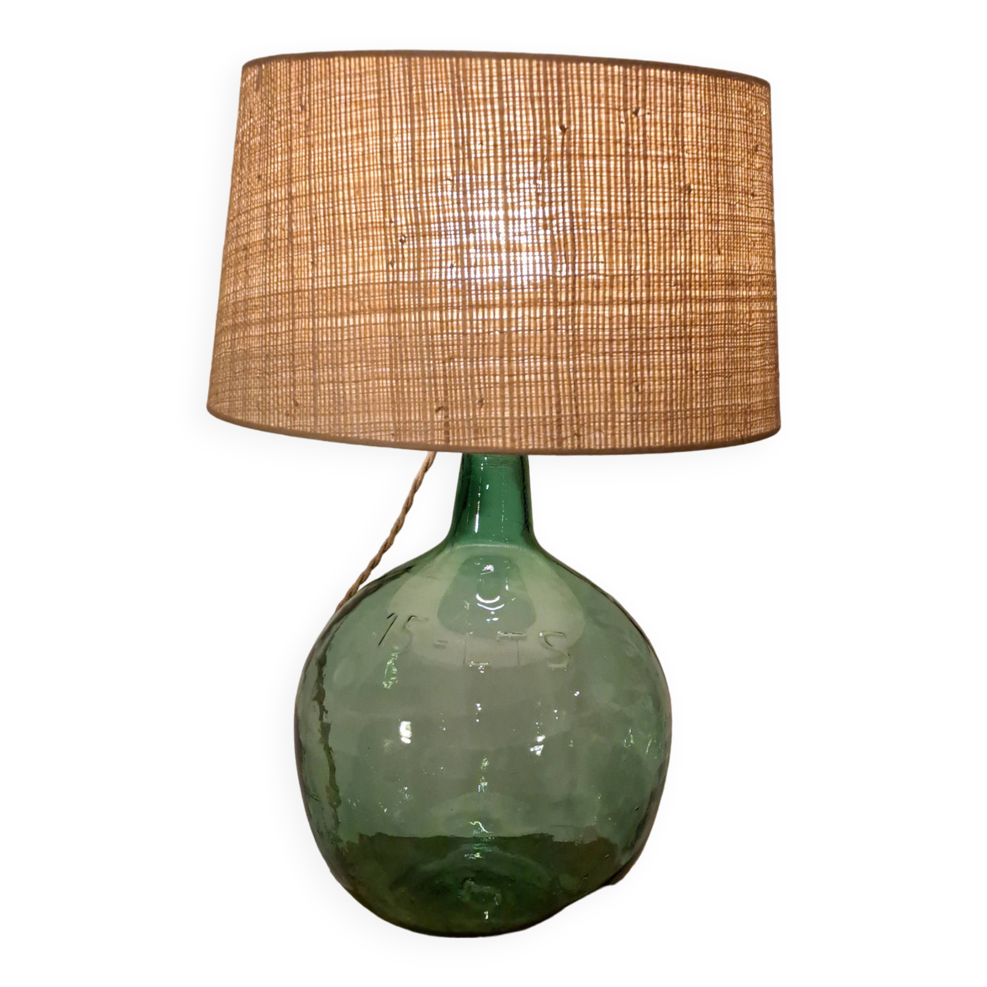Lampe dame Jeanne vintage