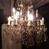 15-arm light-stamped chandelier