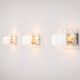 Set of three La Murrina wall lamps in Murano glass