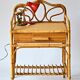 Rattan bedside
