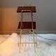 Table d'appoint laiton 70's