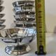 18 low sorbet cups in stainless steel chrome