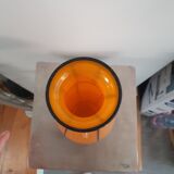 Vase en verre opaliné orange