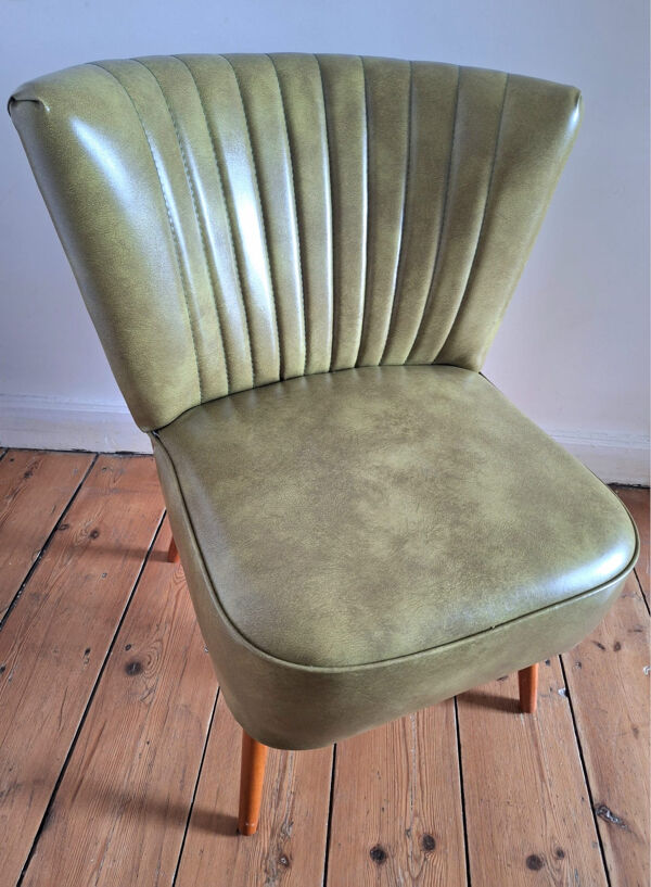 Fauteuil cocktail vintage, meuble siège ancien