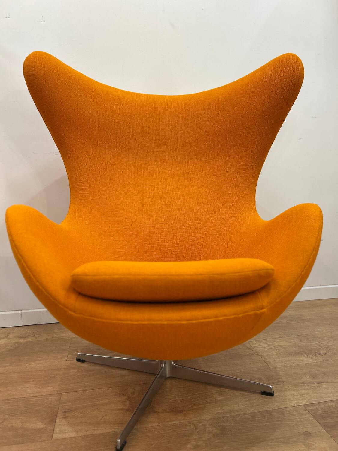 Orange Egg Chair by Arne Jacobsen