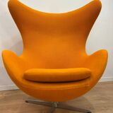 Orange Egg Chair by Arne Jacobsen