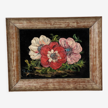 Tableau fleurs de Robert Giovani