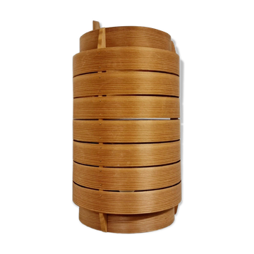 Large pine wall light by Hans Agne Jakobsson, Markaryd, Sweden, Modern Scandinavian.