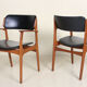 Ensemble de six chaises danoises c1960