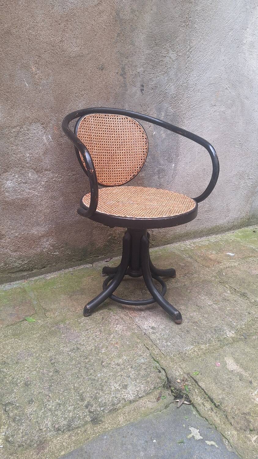 Thonet 5501 curved wooden armchair