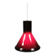 Holmegaard P&T pendant lamp with ‘aubergine’-coloured opal glass