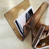 Michel Dumas magazine holder for Roche Bobois