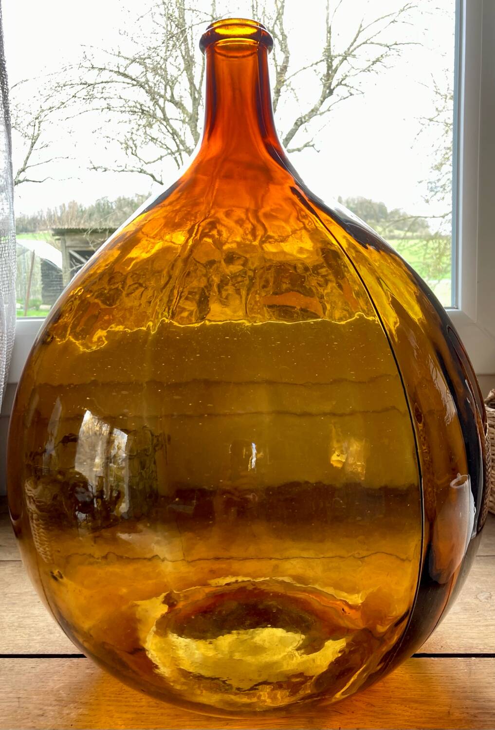 Amber demijohn 30L