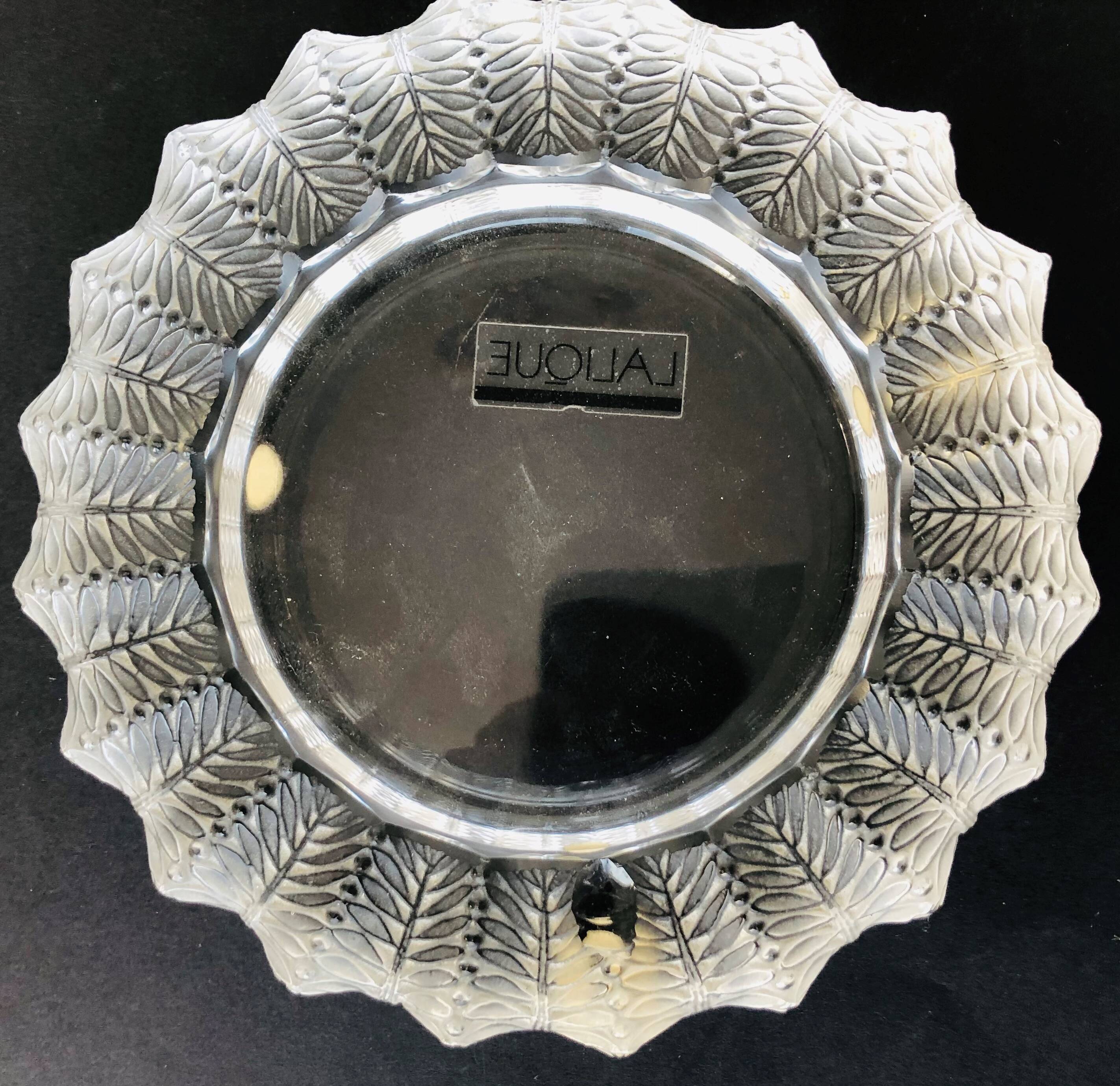 Lalique crystal ashtray