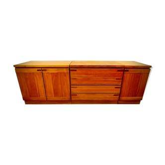 70' elm sideboard consisting of three modules