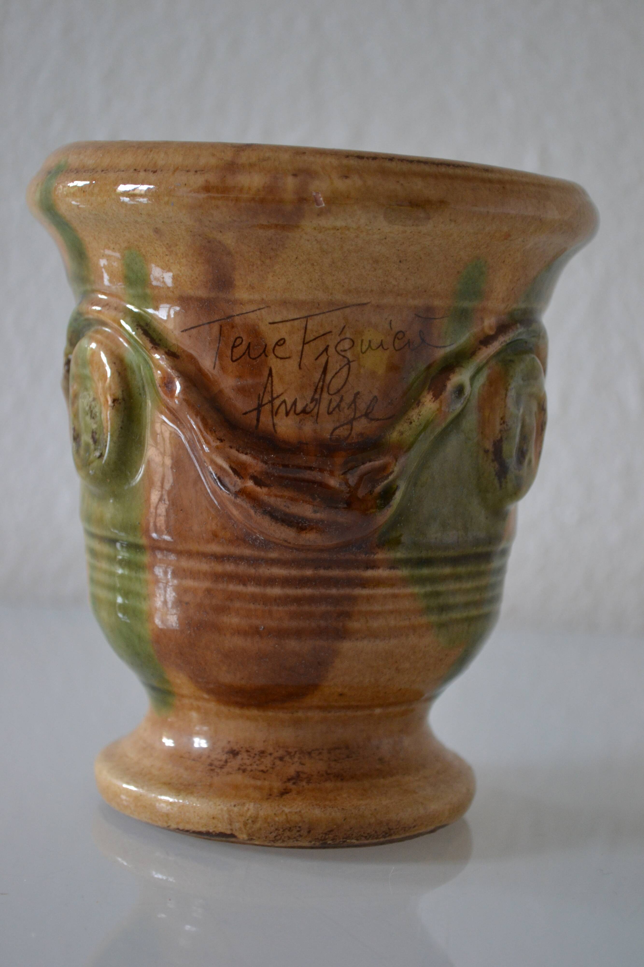 Vase terre figuière anduze terre cuite Selency