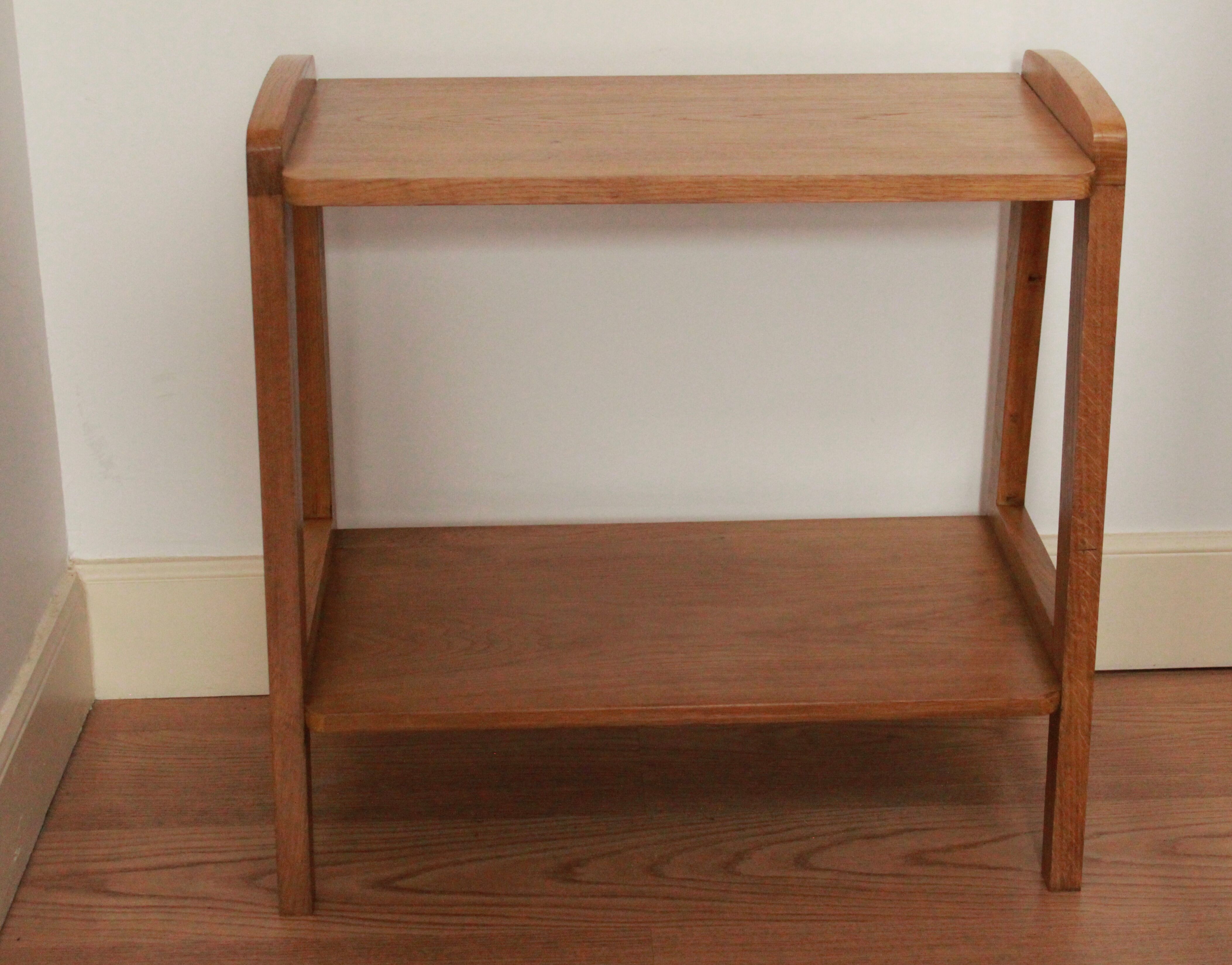1970 solid oak console