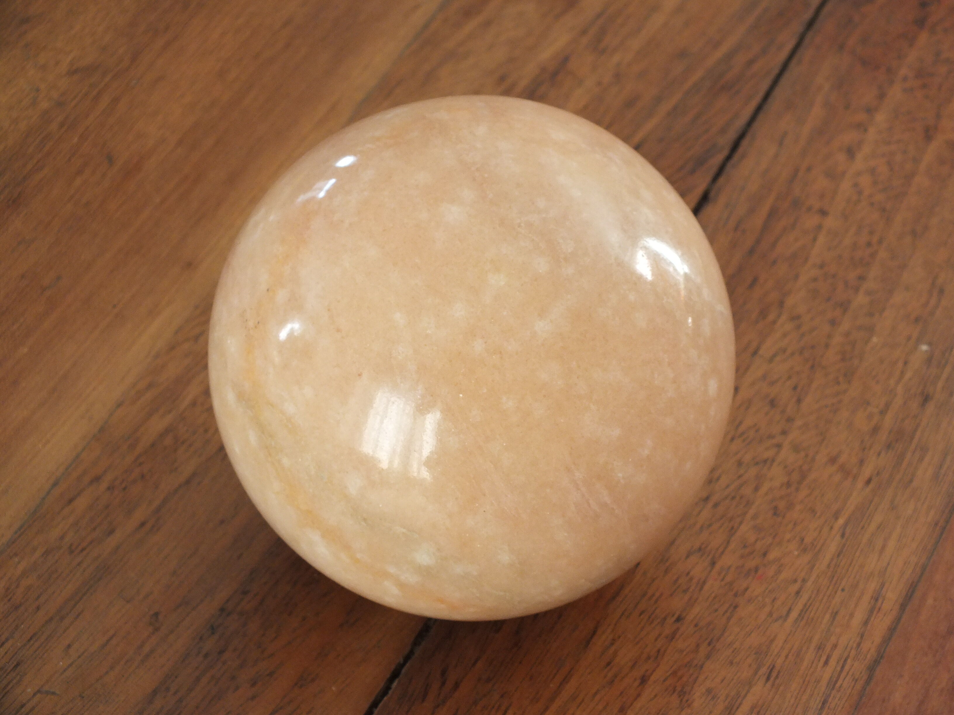 Large ball or decorative mineral sphere in marble n°12
