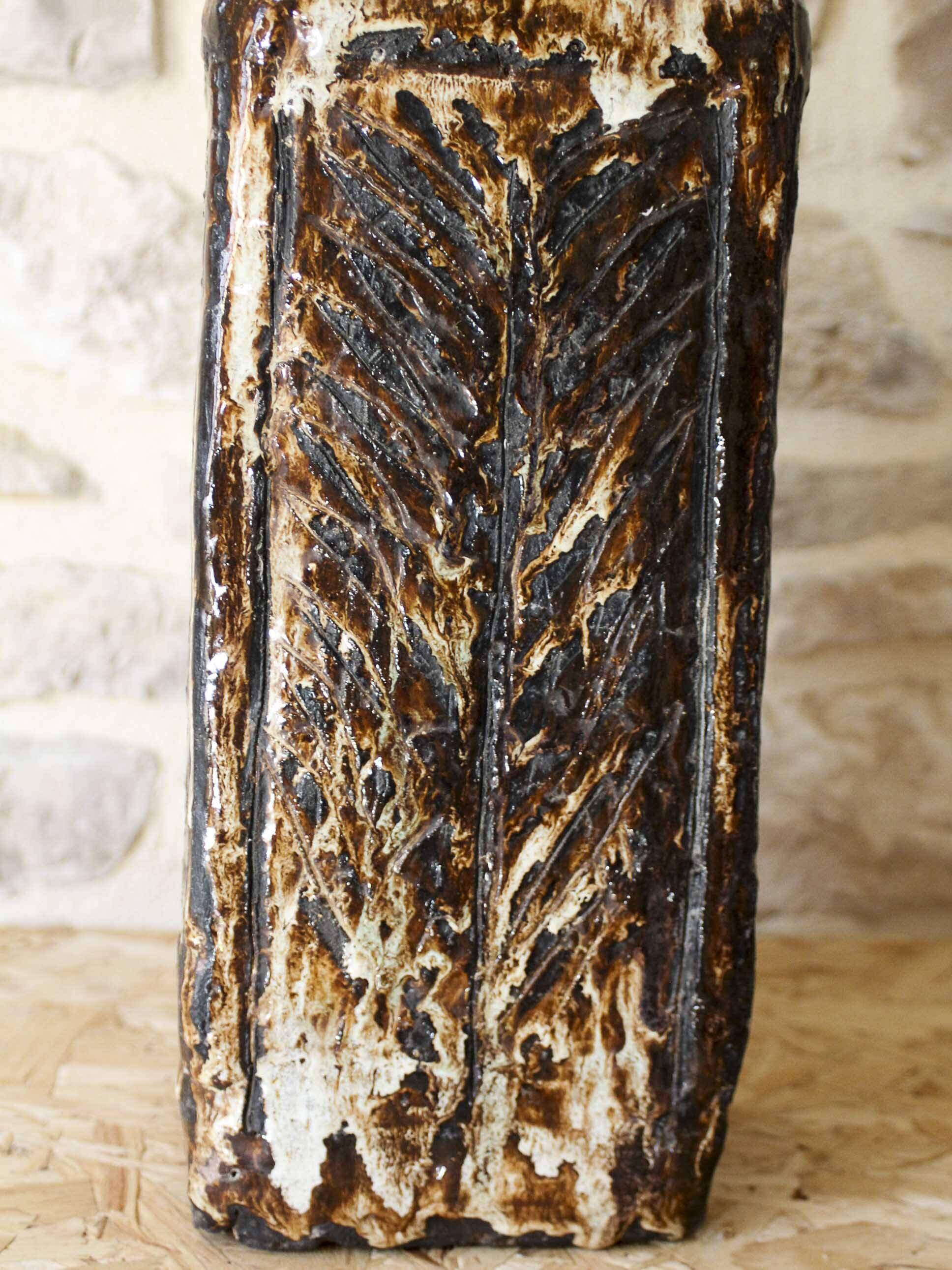 Vase en céramique émaillé Boris Kassianoff