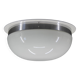 Big Bauhaus Chrome Flushmount or Wall Light, 1940s