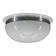 Big Bauhaus Chrome Flushmount or Wall Light, 1940s