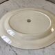 plat oval Villeroy & Boch La Louvière fabrication belge en Terre de Fer début XXème