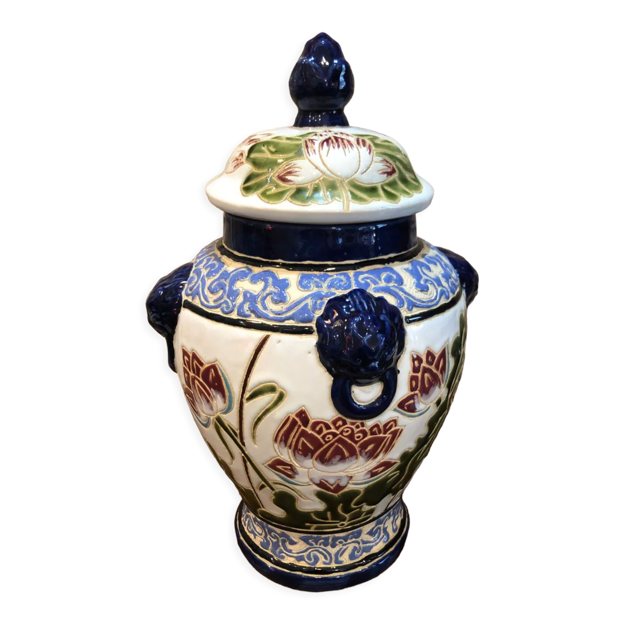 Asian potiche vase