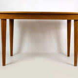 Oak veneered folding dining table from UP Závody 1960 s