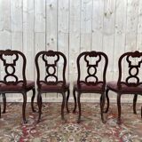 Suite de 4 chaises époque Napoléon III