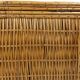 Coffee table or Chest in wicker, bamboo and wood of the 1960s Louis Sognot