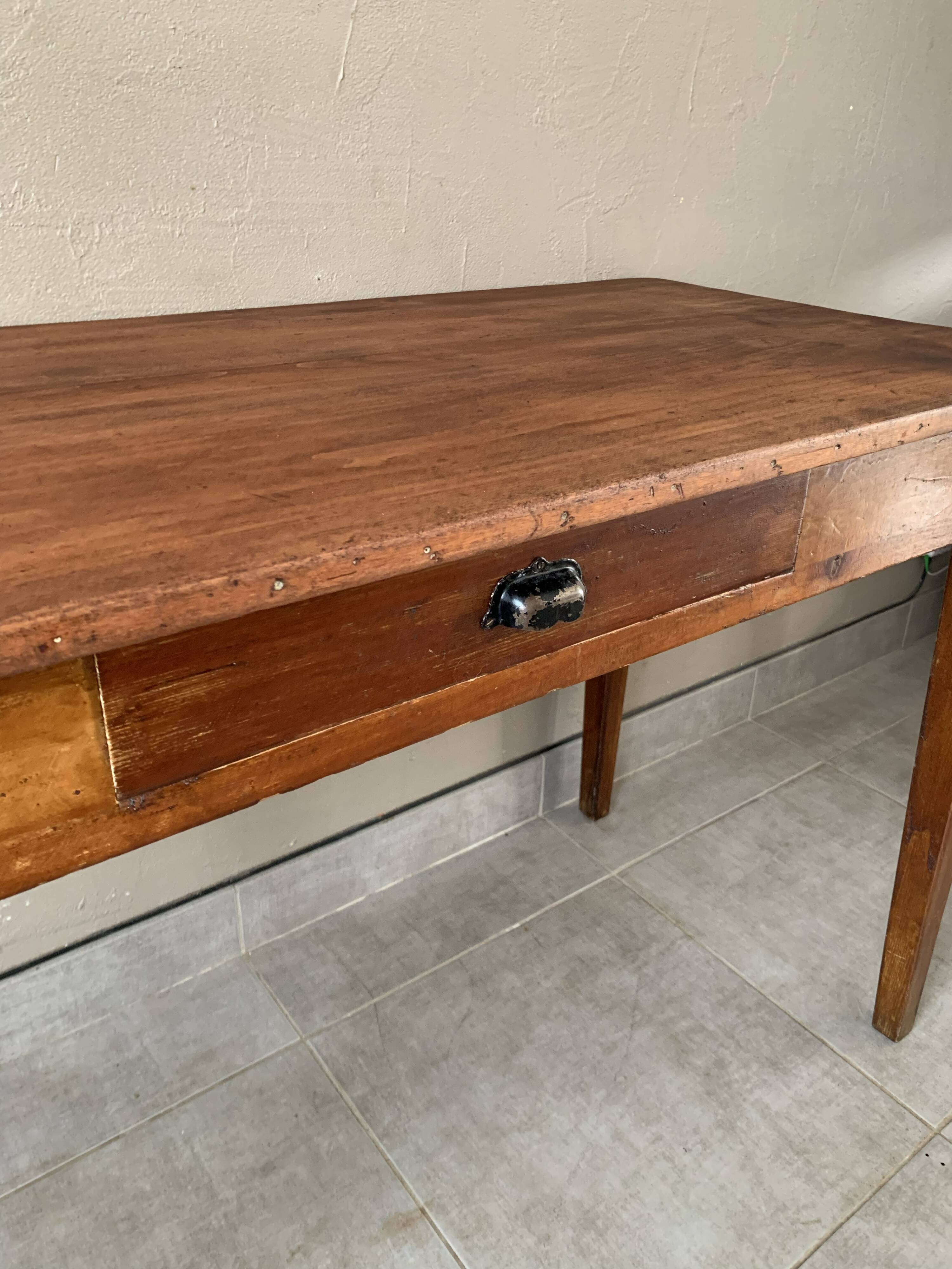 Vintage oak desk / table from the 1950s