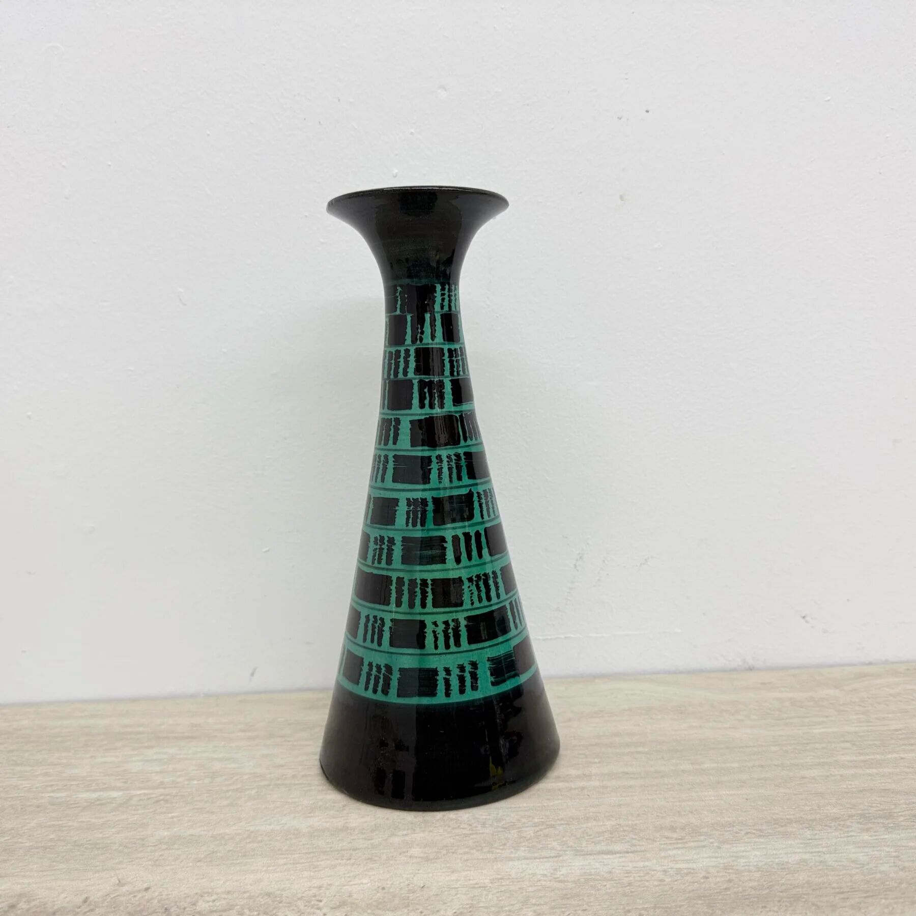 Italian ceramic vase from Bitossi, 1970s