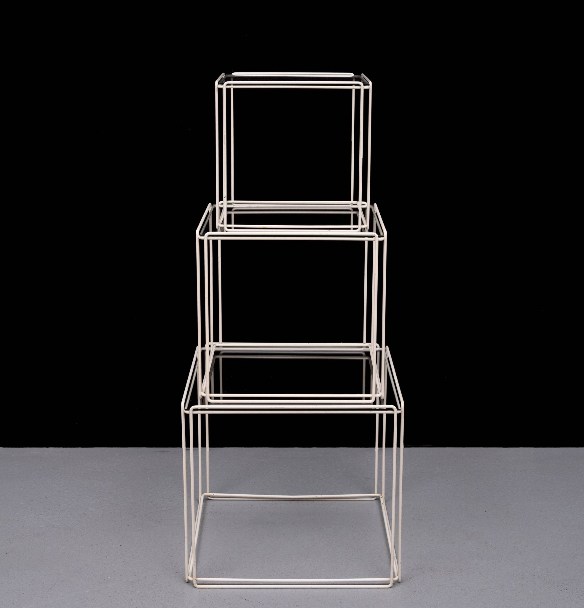 Graphical Nesting Tables by Max Sauze 1970s France