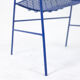 Pair of openwork iron armchairs, 1960s