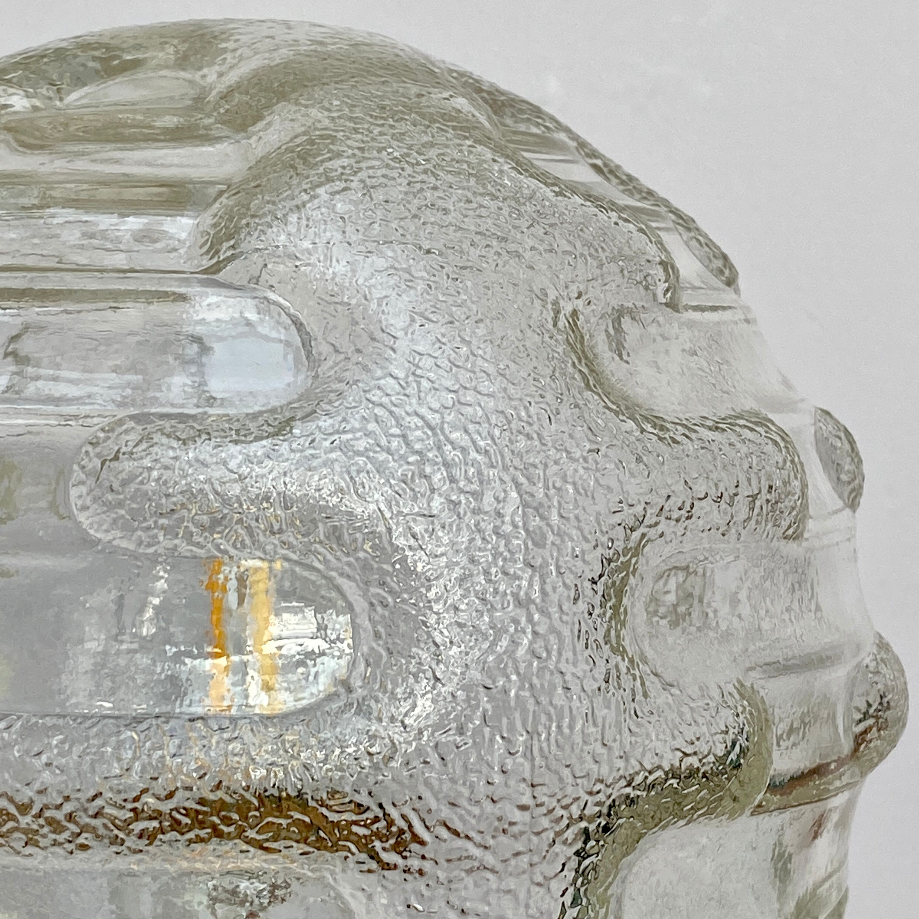 Vintage glass globe lamp