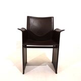 Set of 4 Matteo Grassi Korium dining/conference chairs by Tito Agnoli