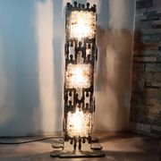 Brutalist floor lamp by Albano Poli for Poliarte, 1970s