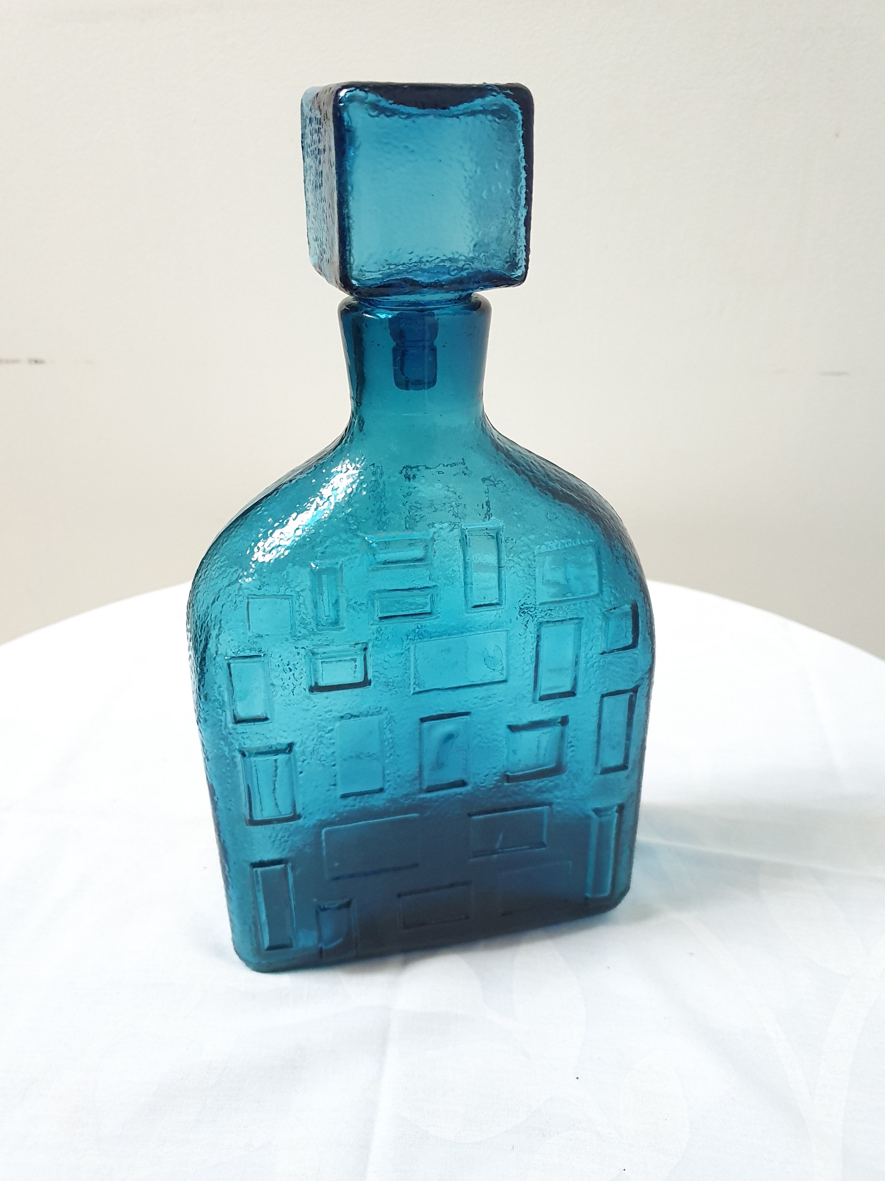 Decorative glass bottle