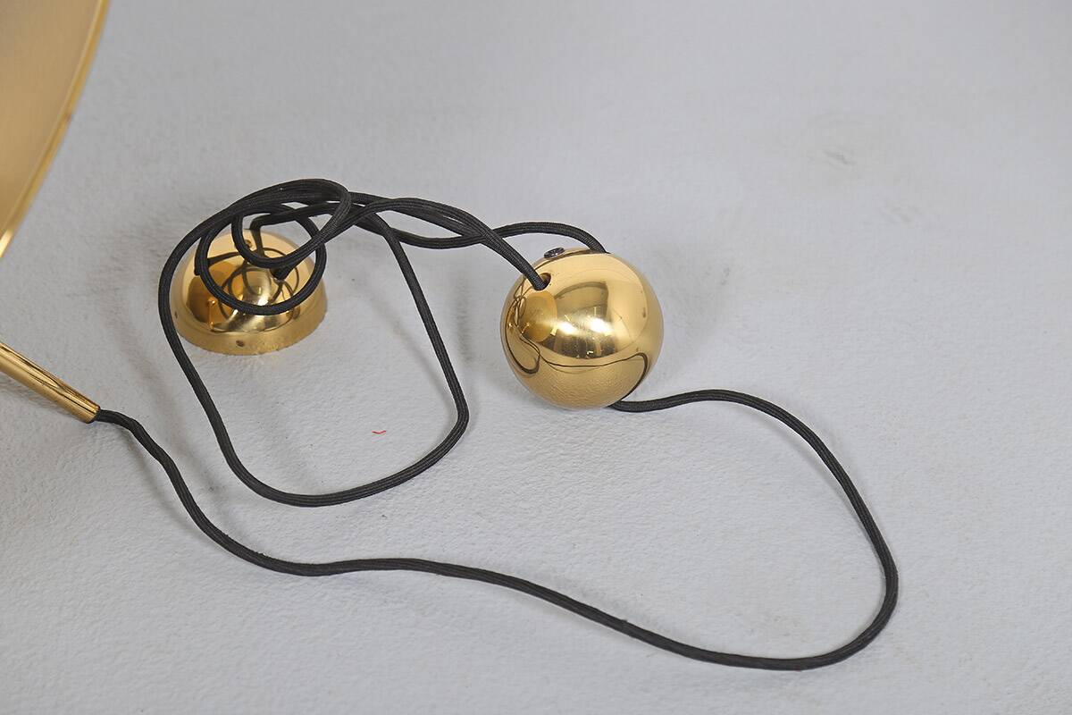 Onos 55 Pendant Light Counterweight Polished Brass by Florian Schulz