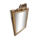 Mirror trumeau wood and plaster, early 20th