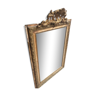 Mirror trumeau wood and plaster, early 20th