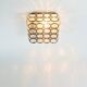 Mid-Century Glass Wall Light or Ceiling Light from Limburg, Germany, 1960s