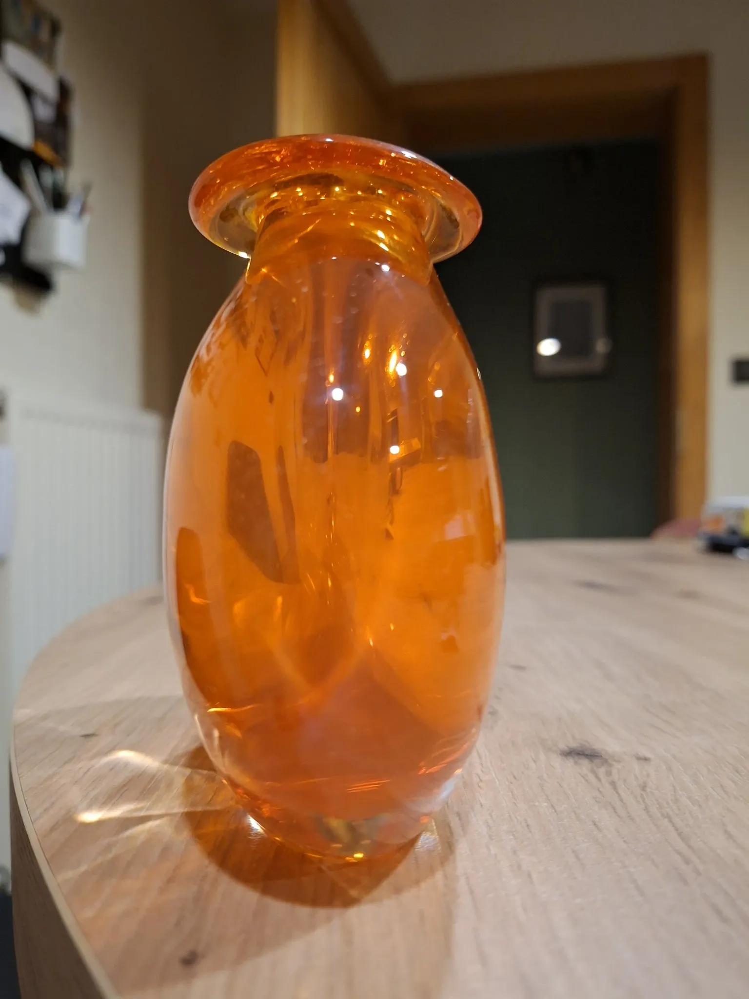 Vintage Murano glass Sommerso vase - Attributed to Flavio Poli / Se