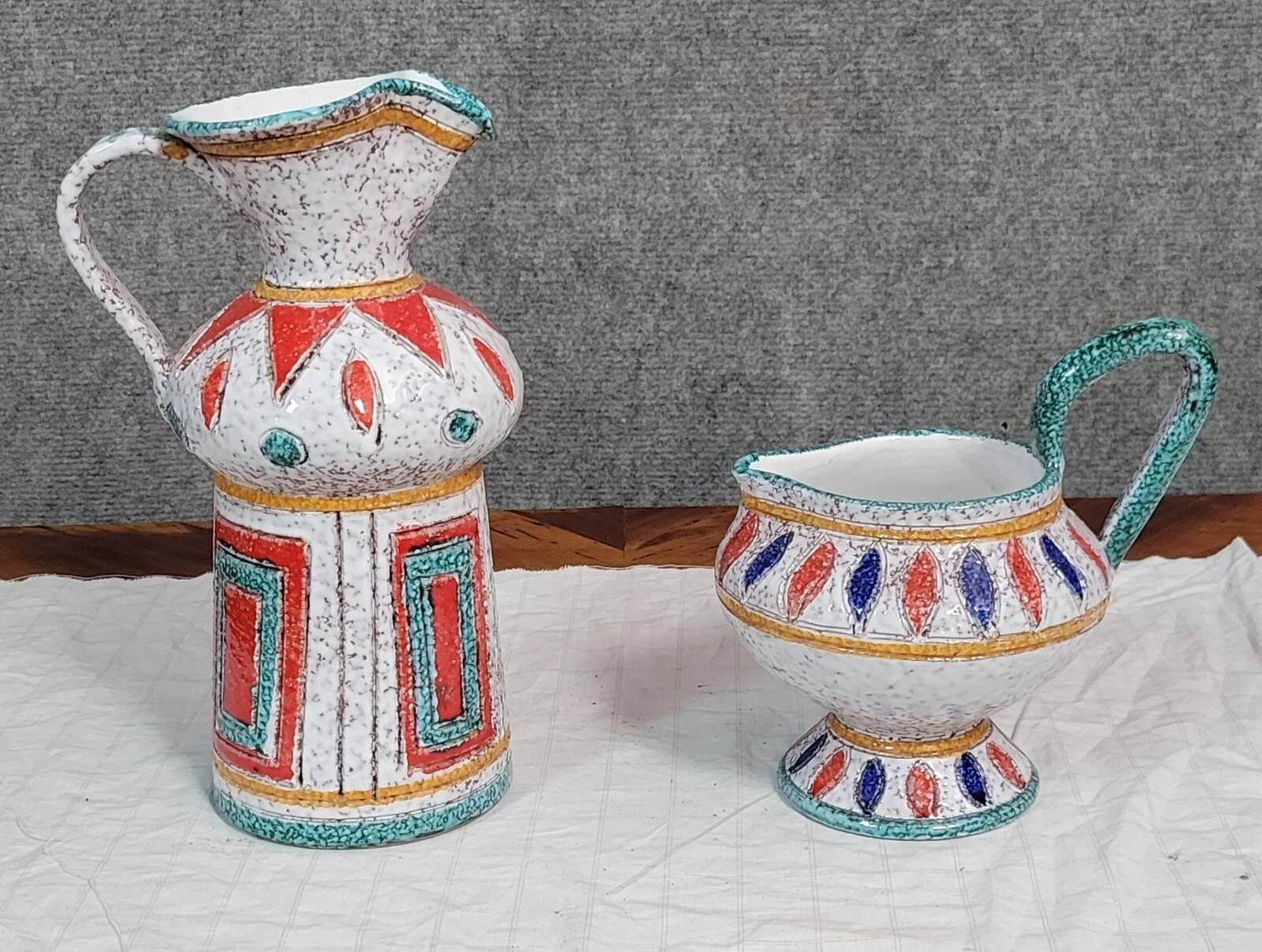 Two Italian ceramic pieces from the Art Deco period circa 1940