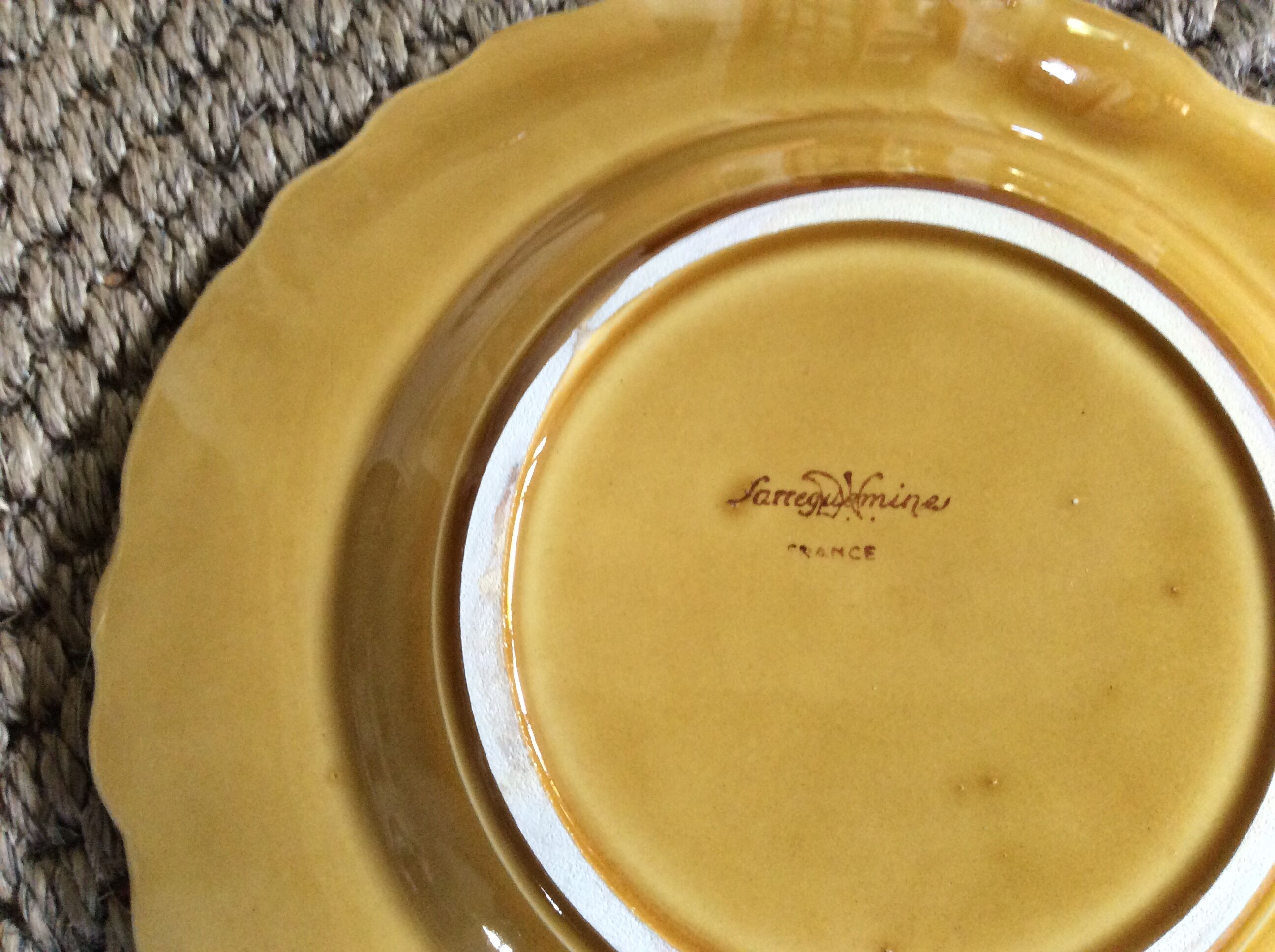 Series of 7 dessert plates