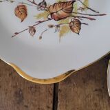 Assiettes à dessert & Plat Porcelaine Royal Émail de Vierzon