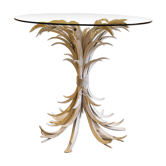 Hans Kögl, "Coco Chanel" - metal side table, Hollywood Regency